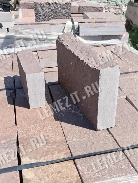 купить бордюр из натурального камня лемезита